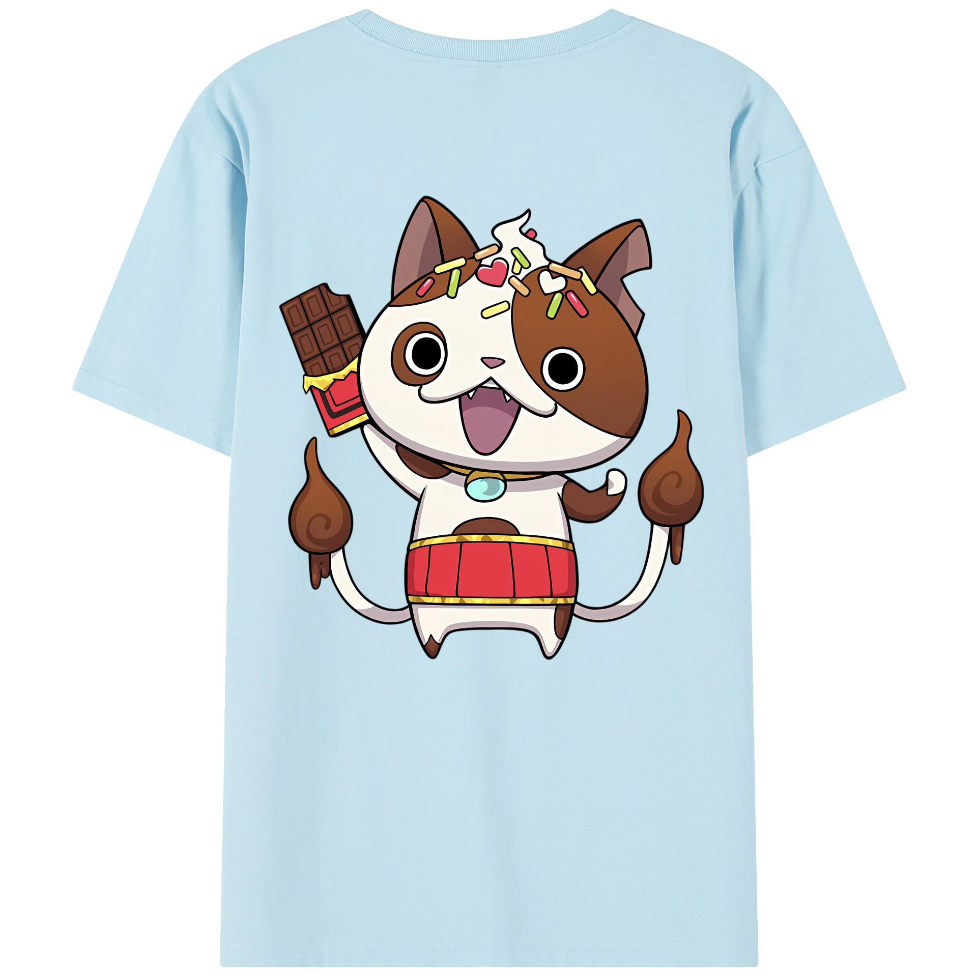（画像用） 妖怪ウォッチ Yo-kai Watch 綿100％半袖Tシャツ（背面プリント）